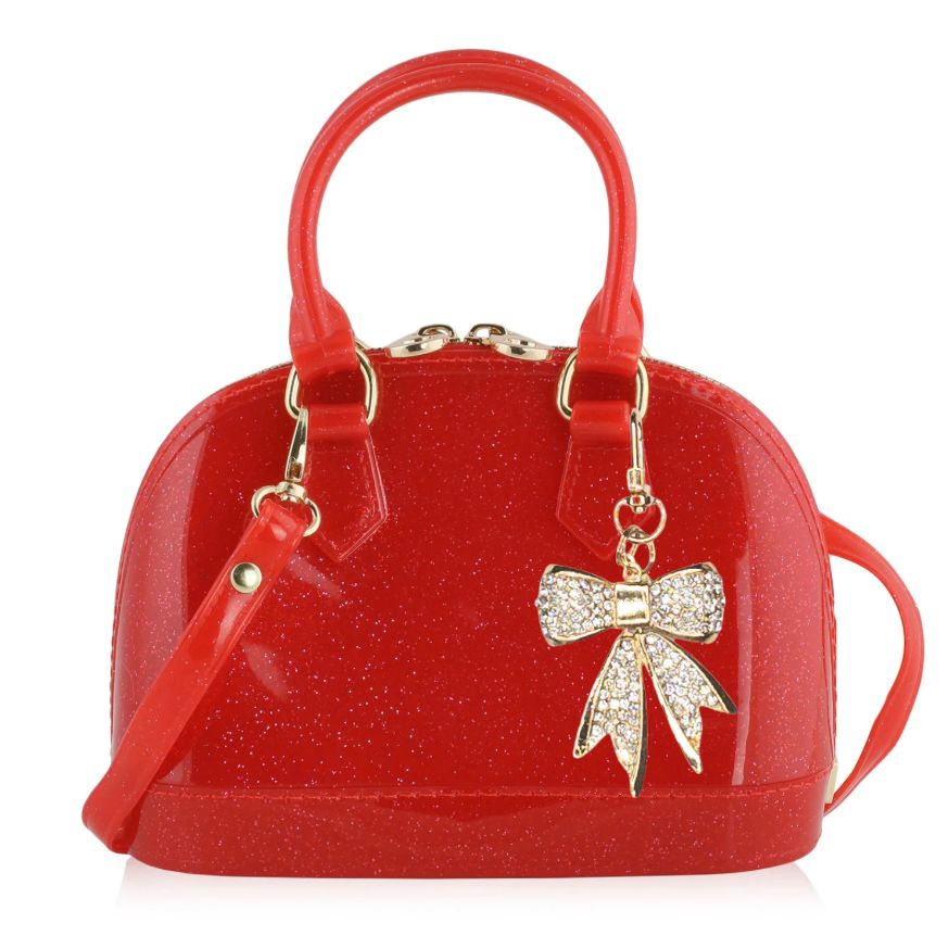 Cate Red Sparkle Purse