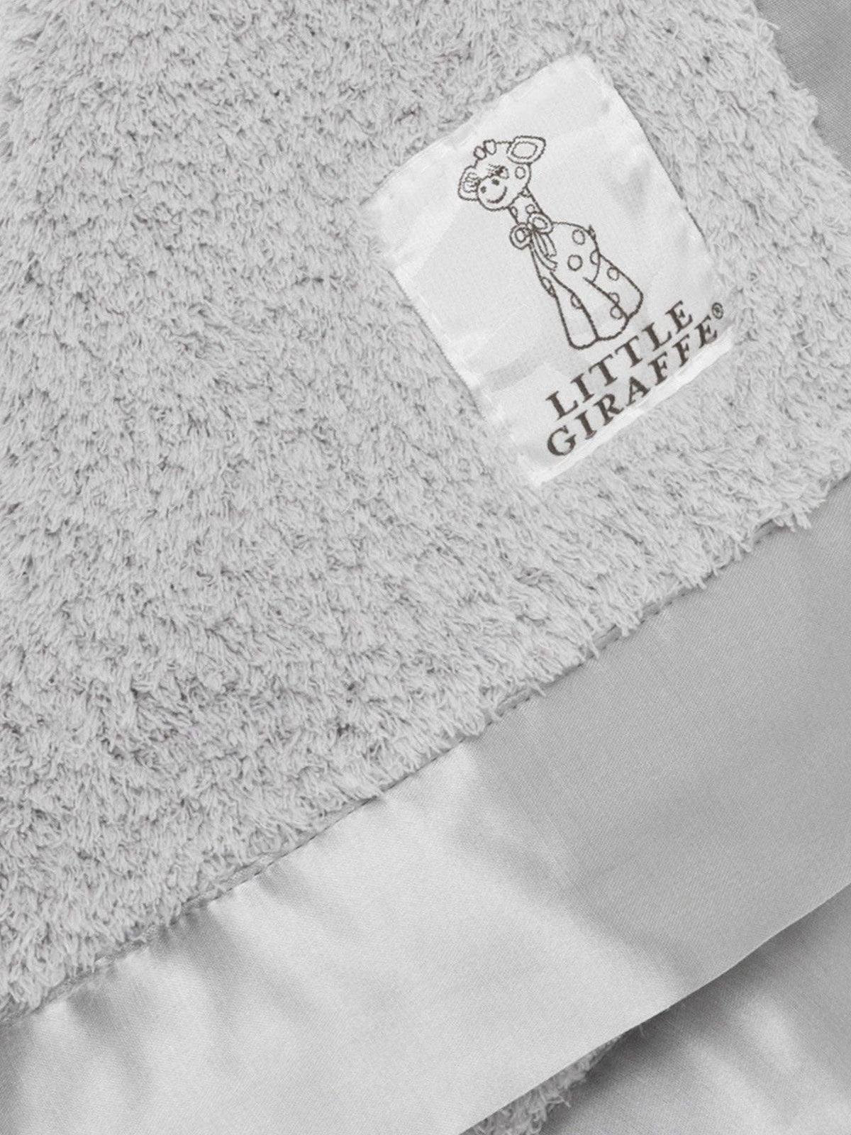 Little Giraffe - Chenille Blanky: White