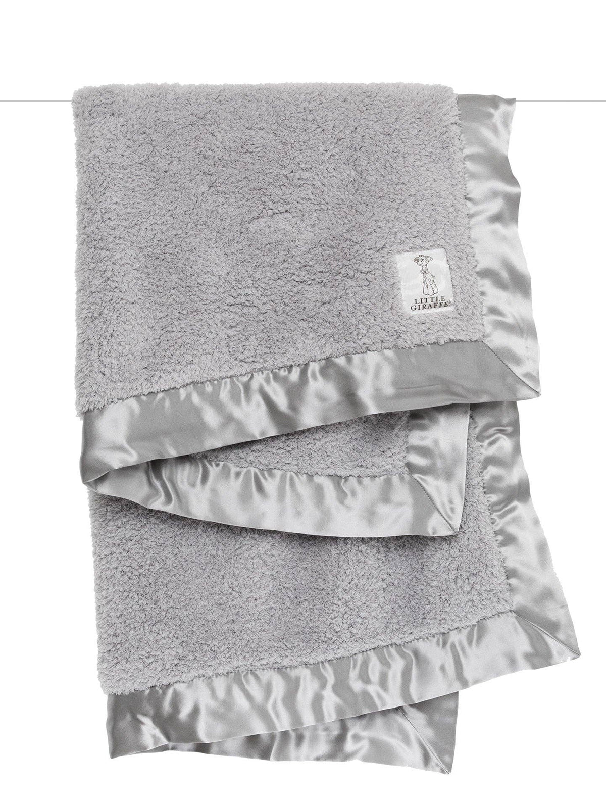 Little Giraffe - Chenille Baby Blanket: Unboxed / Sage
