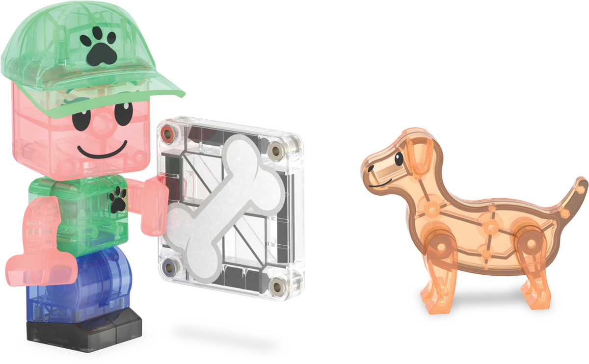 Magna-Tiles - Magna-Tiles Puppy Park 27-Piece Set
