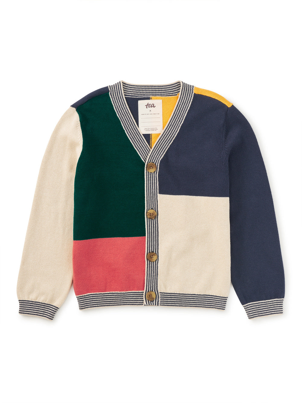 Colorblock Sweater Cardigan