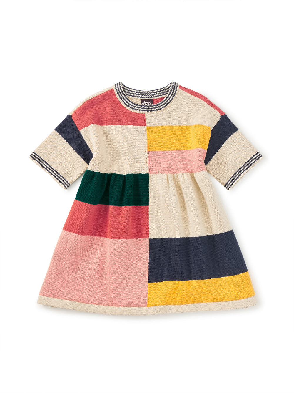Colorblock Sweater Dress
