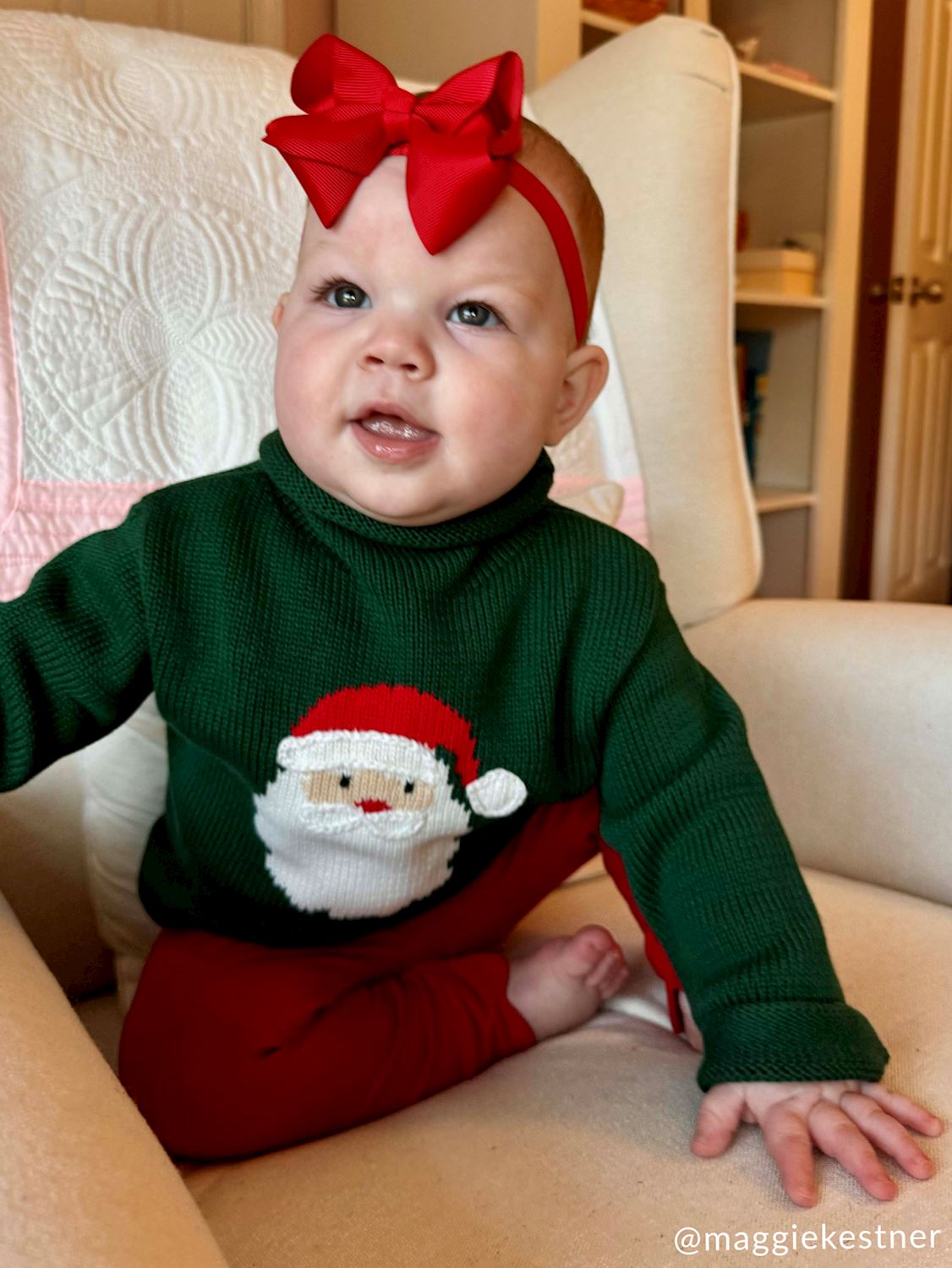 Rollneck Santa Sweater