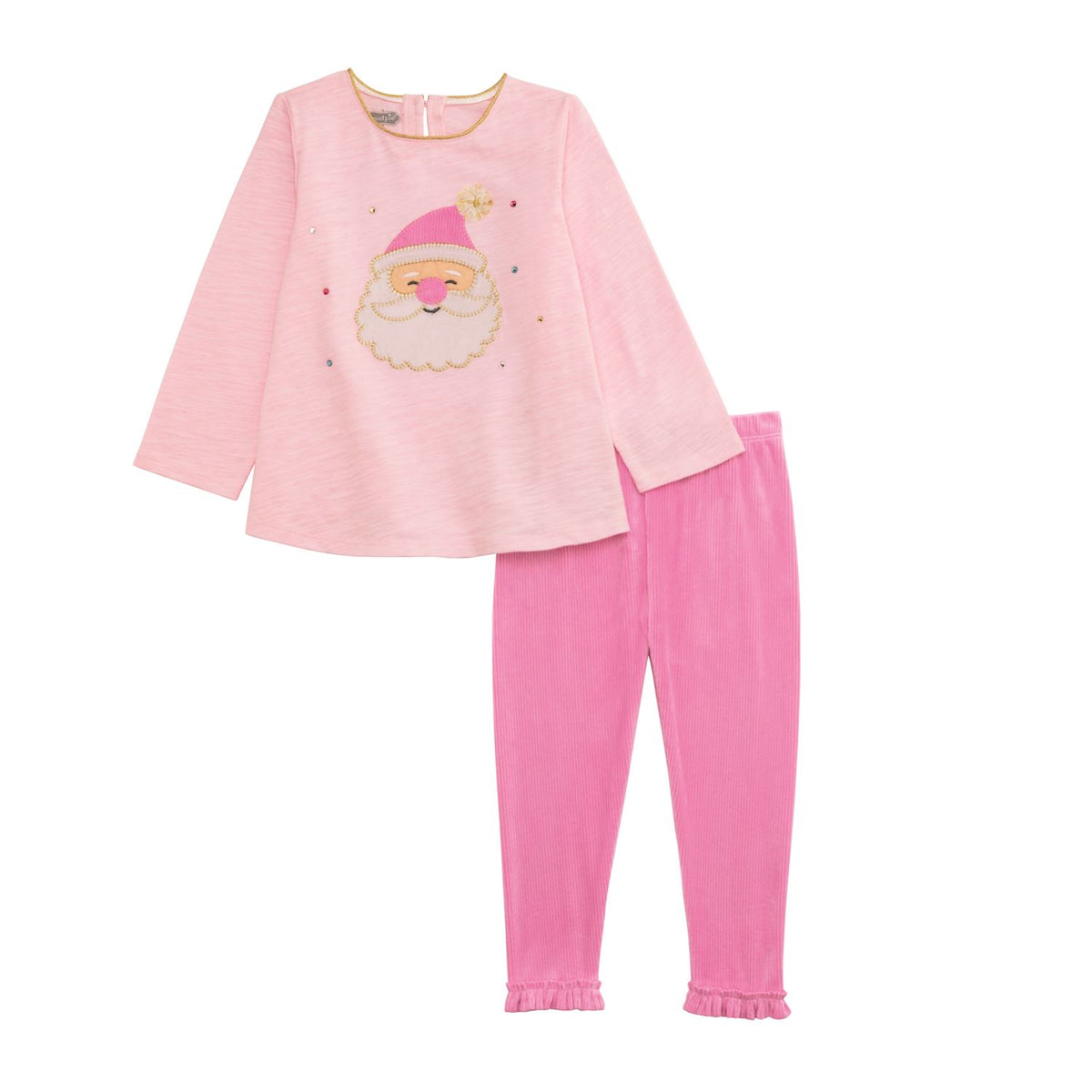 Pink Santa Tunic Set