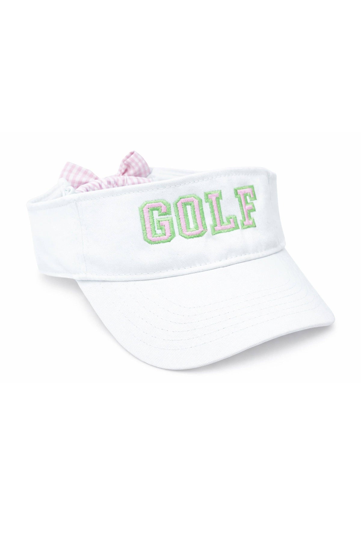 Bits & Bows - GOLF Bow Visor (Youth, Junior): Youth (2-8)