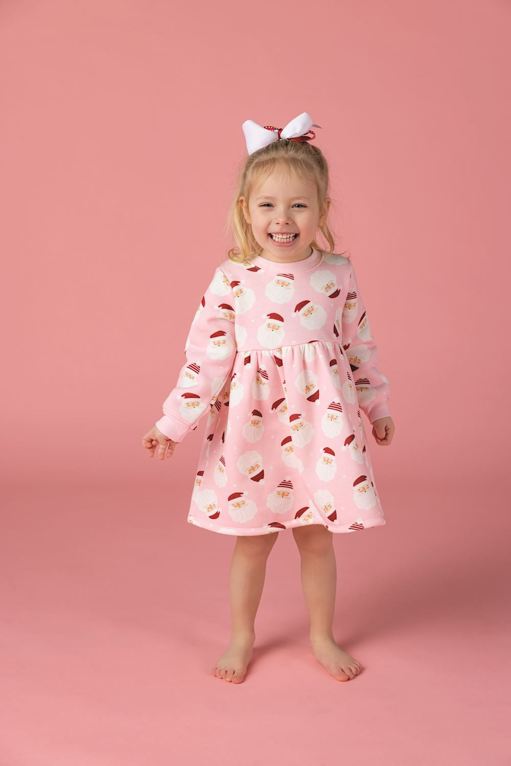 Printed Santa Dress