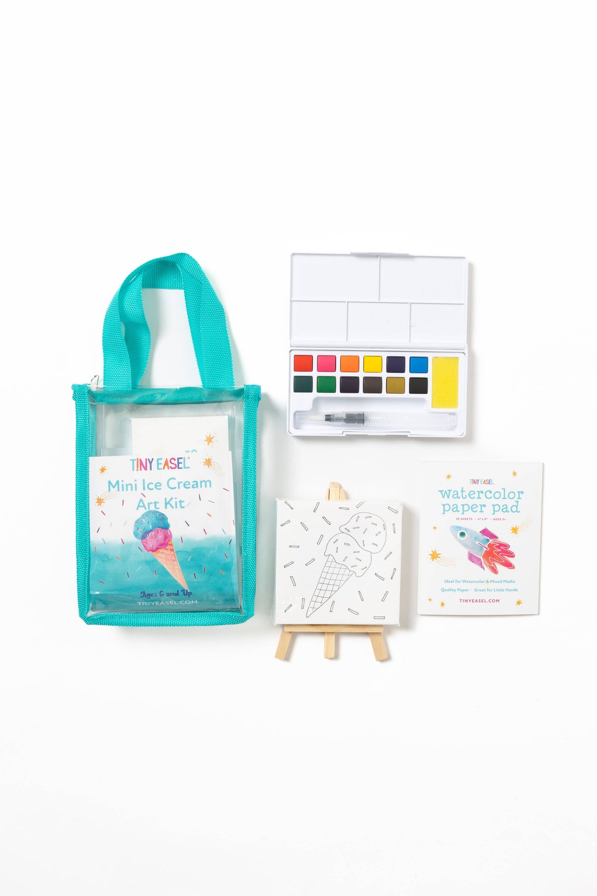 Tiny Easel - Mini Art Kits: Mini Lizard Art Kit