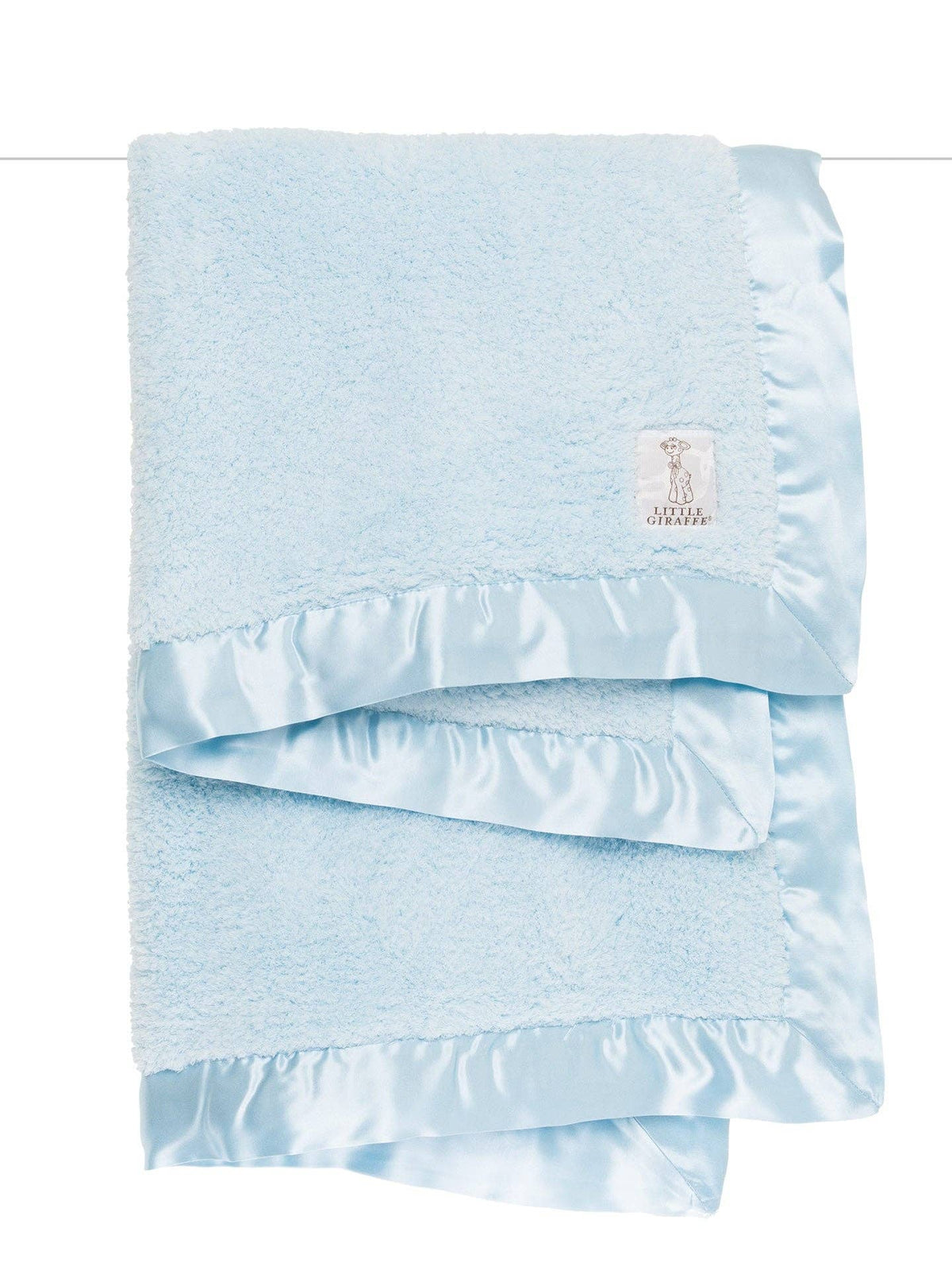 Little Giraffe - Chenille Baby Blanket: Unboxed / Sage