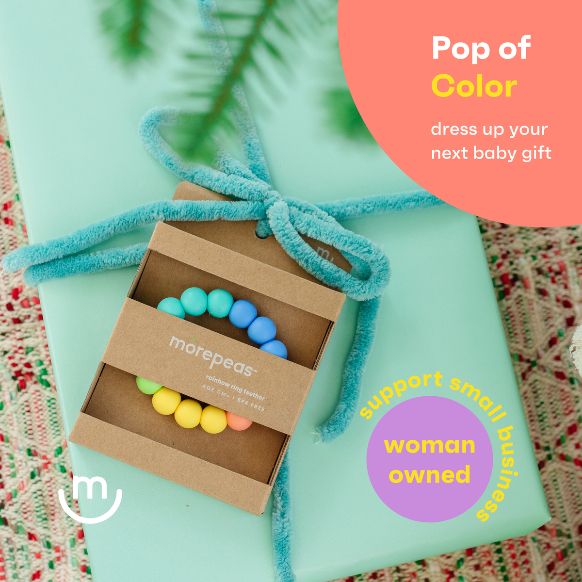 Rainbow Ring Teether: Pastel