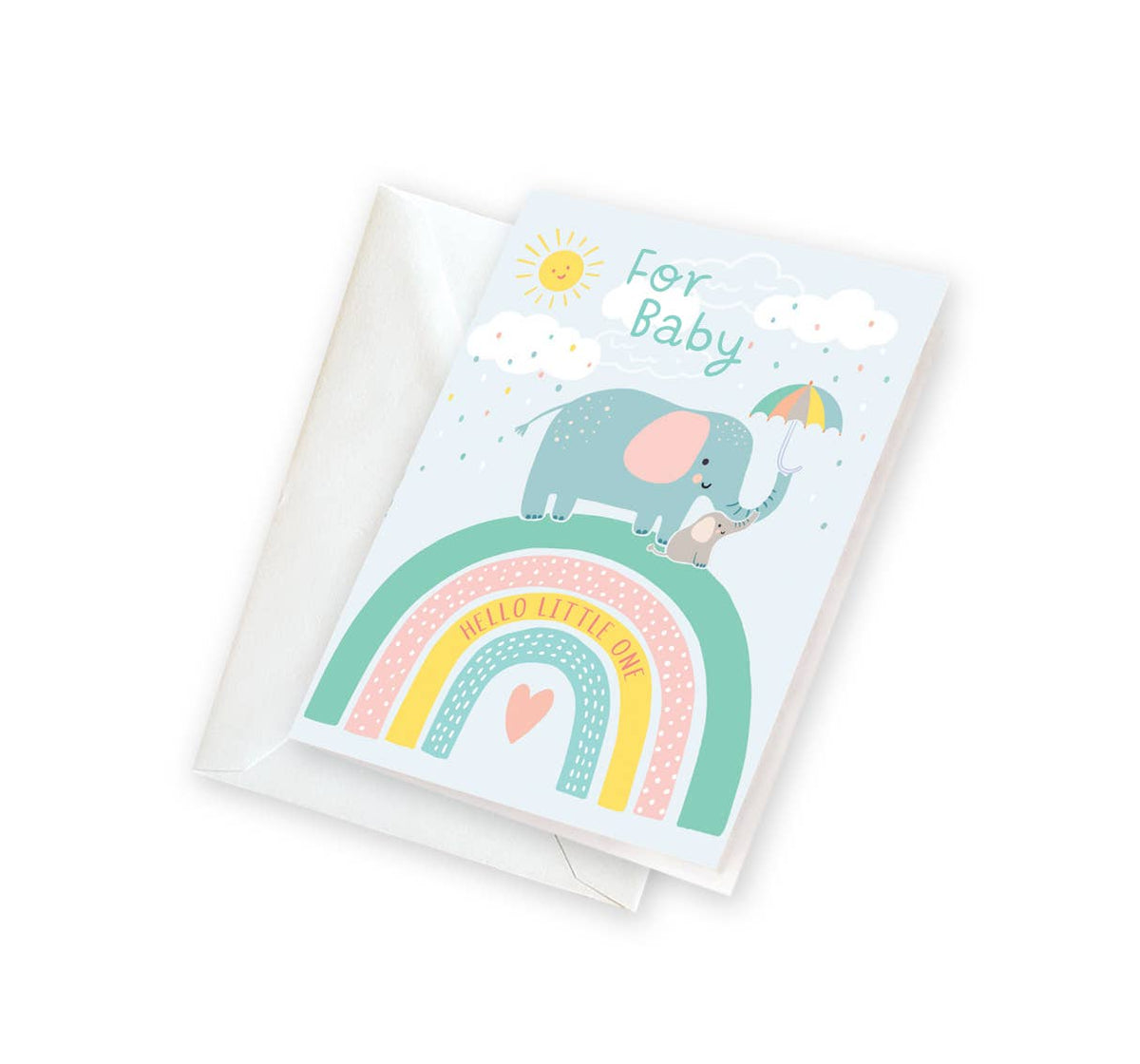 GINA B DESIGNS - Gift Enclosures - Elephant on Rainbow
