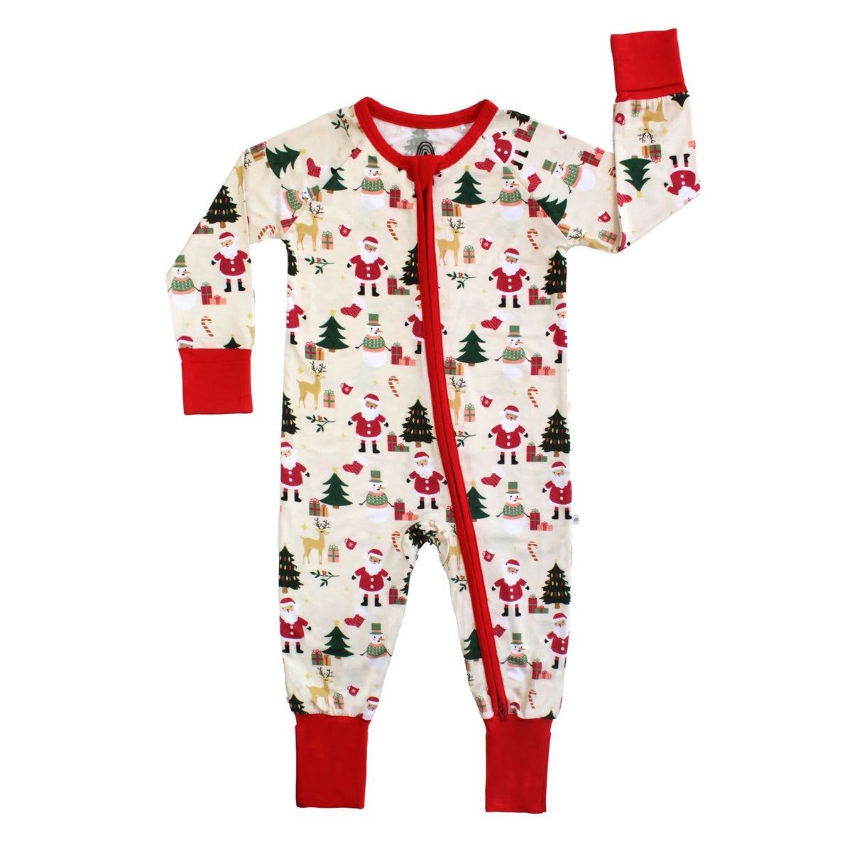 Cozy Christmas Convertible Baby Pajama