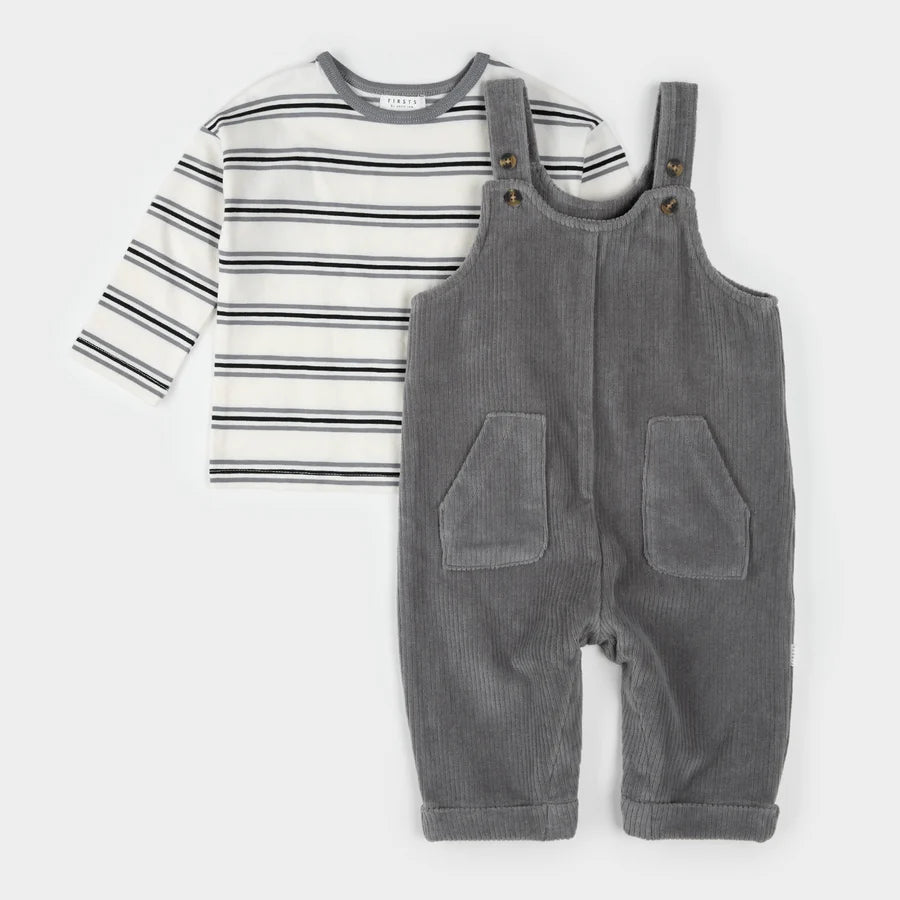 Corduroy Overall Set