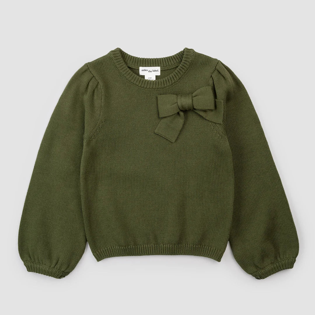 Moss Bow Sweater