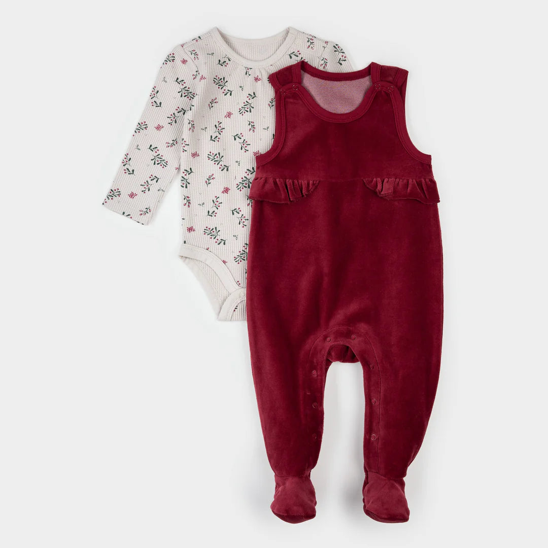 Winterberry Holly Overall Set
