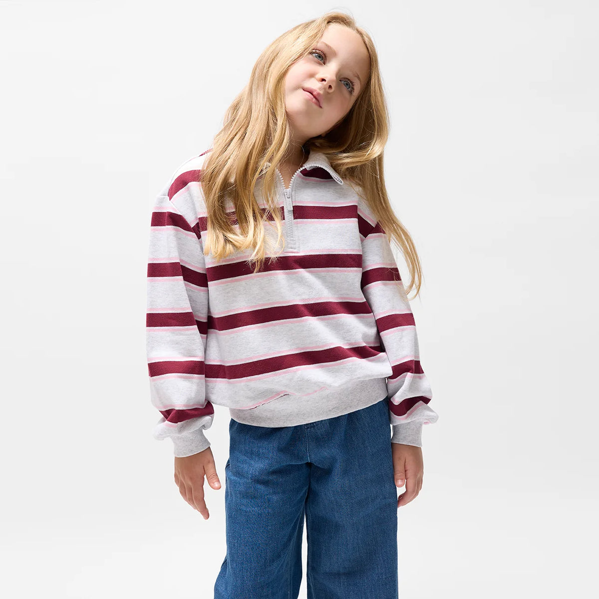 Collared Quarter Zip Pullover