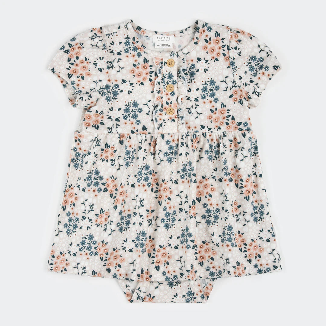 Floral Bodysuit Dress