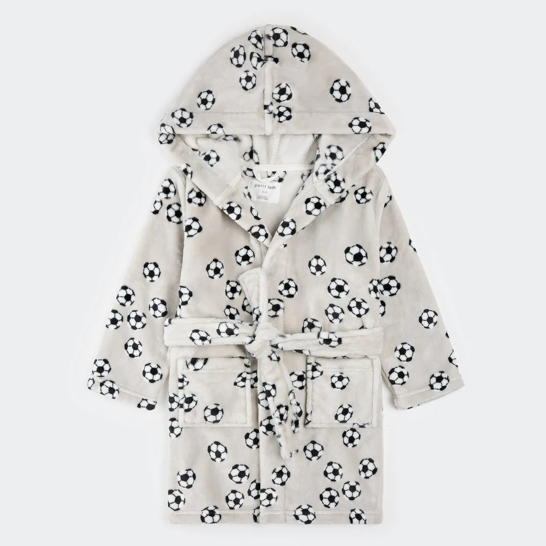 Plush Soccer Robe