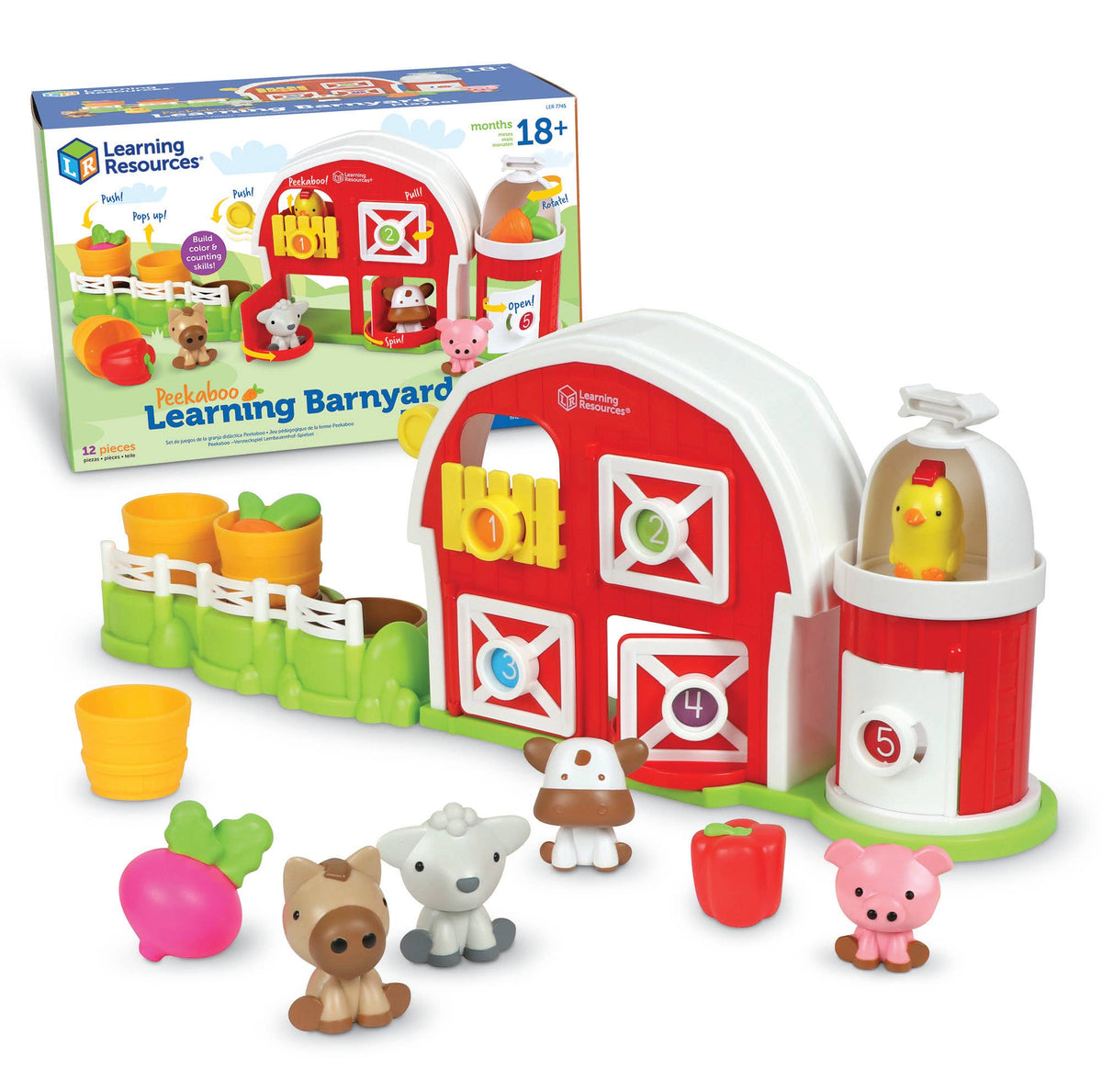 Peekaboo Learning Barnyard Playset