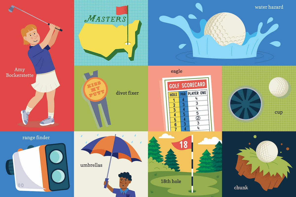 100 First Words for Little Golfers
