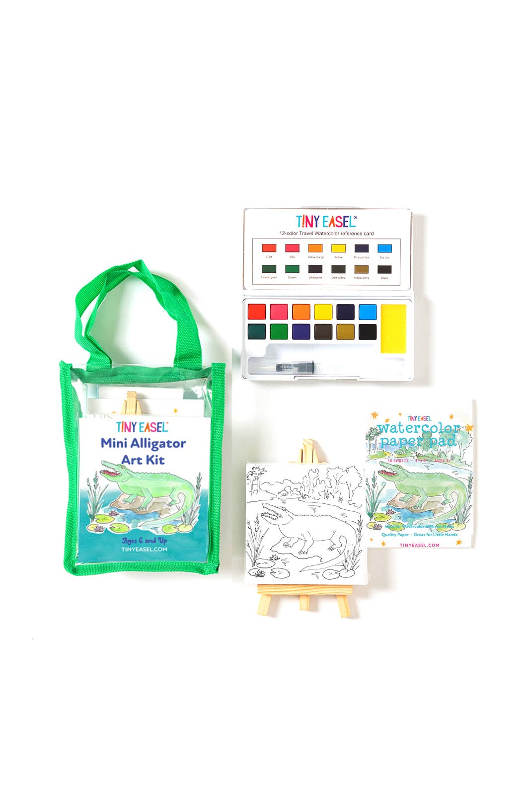 Tiny Easel - Mini Art Kits: Mini Lizard Art Kit