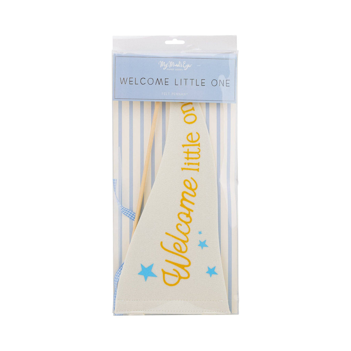 My Mind’s Eye - BAB1116 - Welcome Little One Blue Pennant