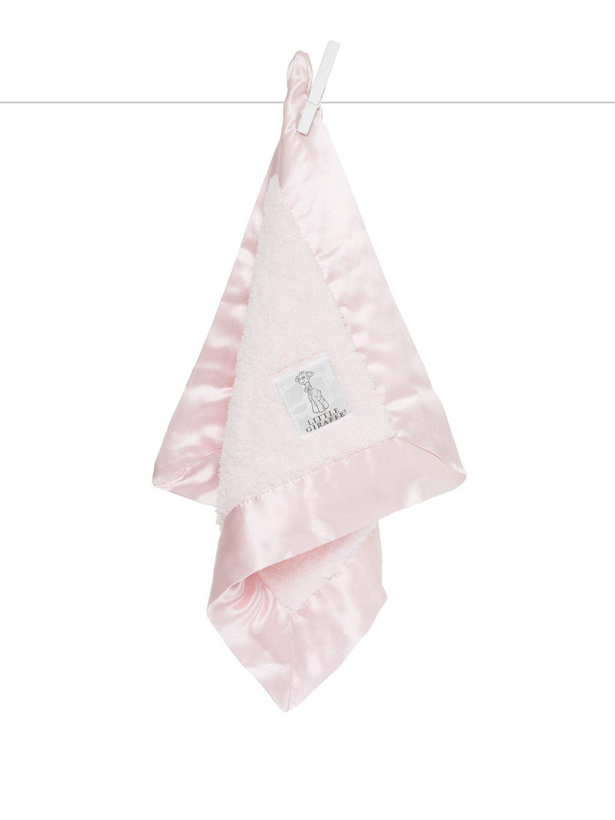 Little Giraffe - Chenille Blanky: White