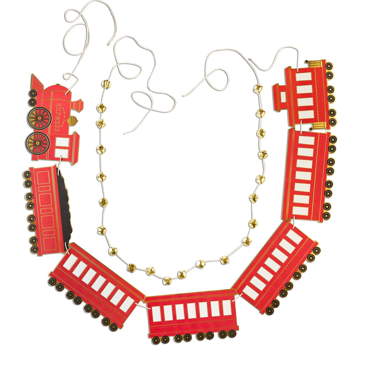 North Pole Express Train &amp; Bell Banner Set