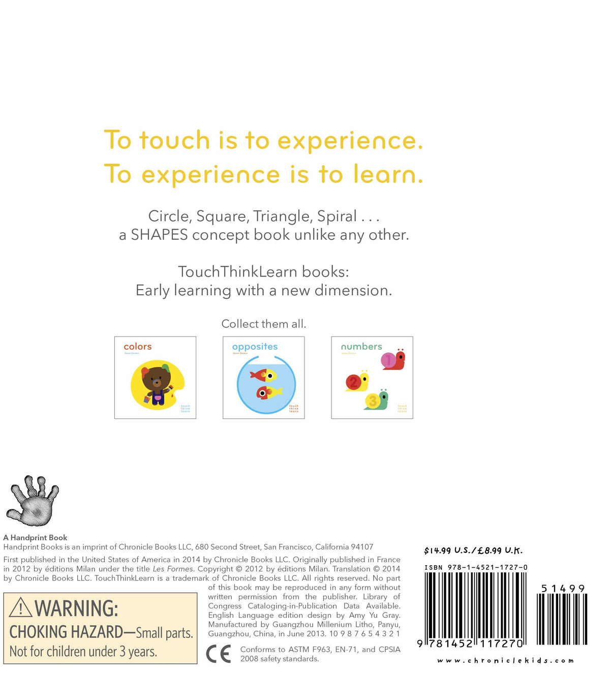 Chronicle Books - Touchthinklearn: Shapes