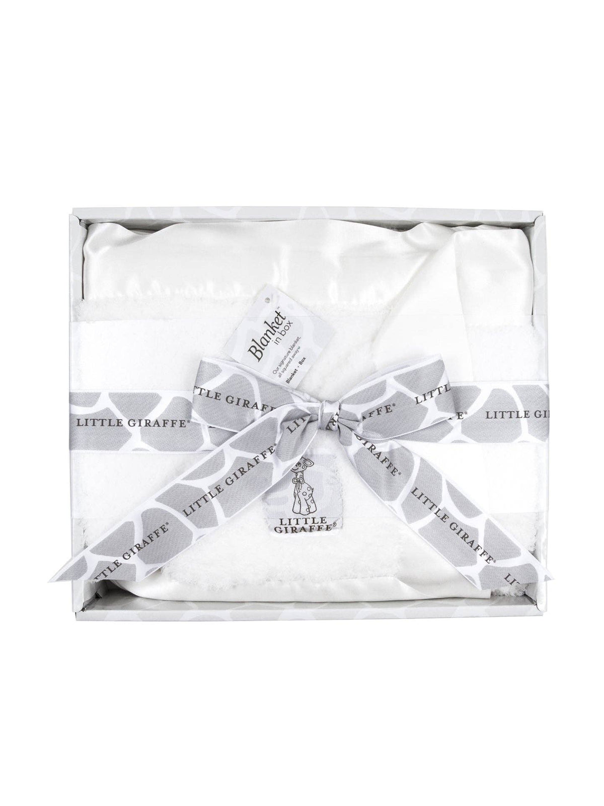 Little Giraffe - Chenille Baby Blanket: Unboxed / Sage
