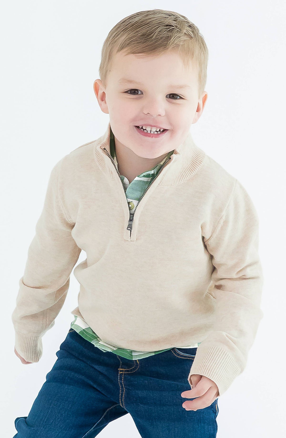 Quarter-Zip Sweater