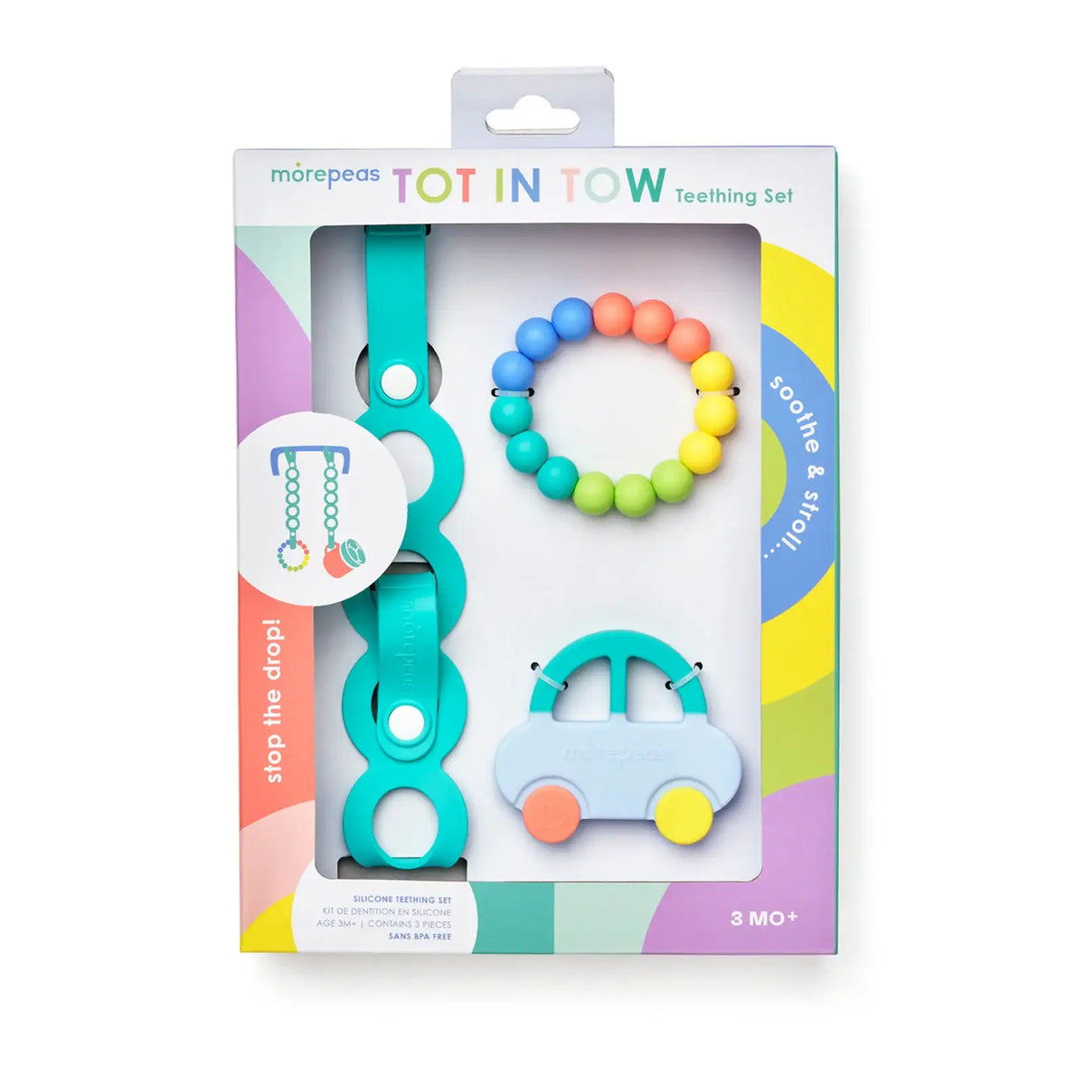Tot in Tow Teething Set: Sherbert