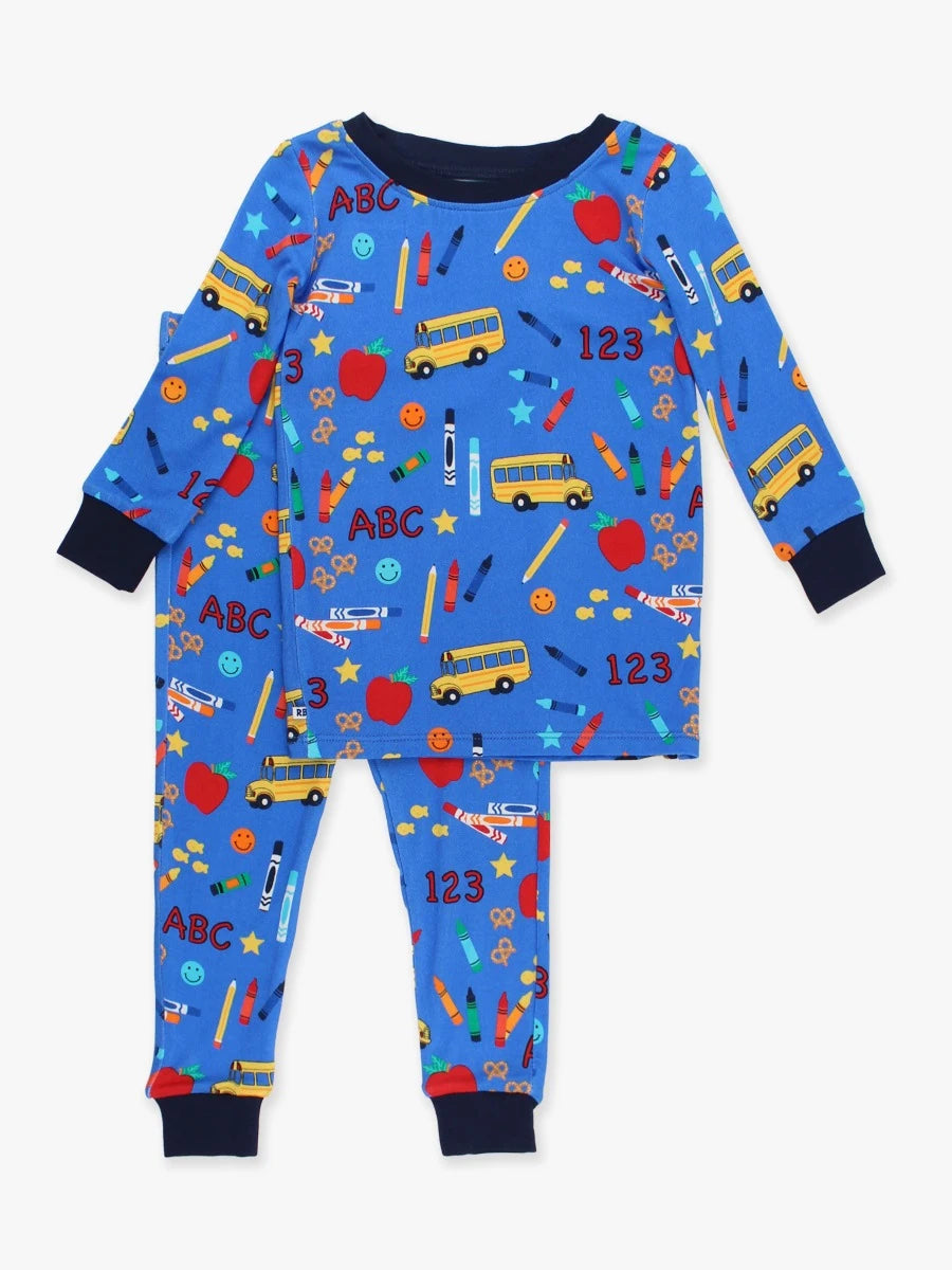 Blue School House Pajamas