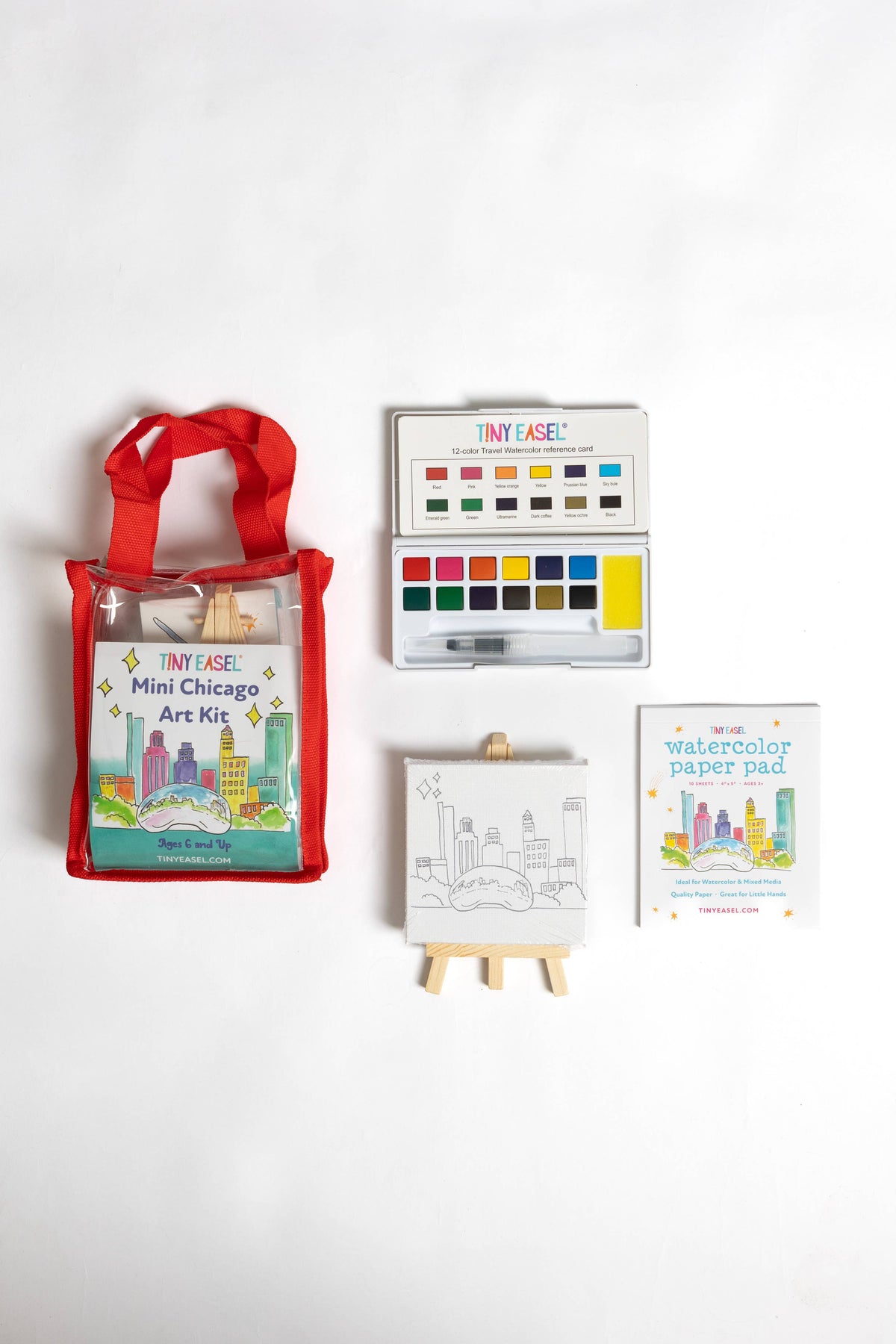 Tiny Easel - Mini Art Kits: Mini Lizard Art Kit