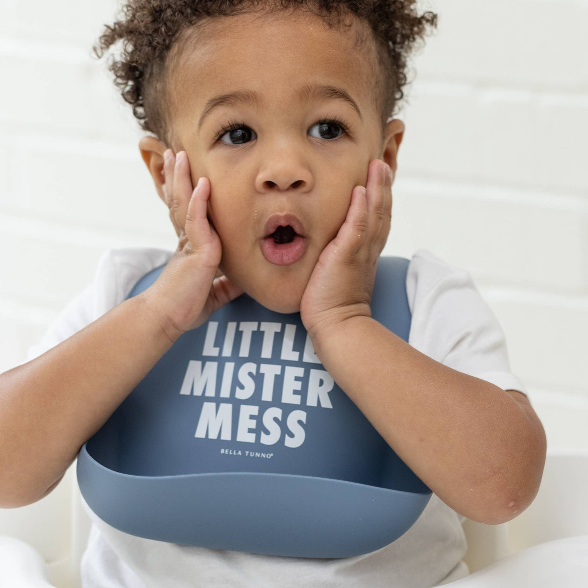Bella Tunno - Little Mister Mess Wonder Bib: Blue