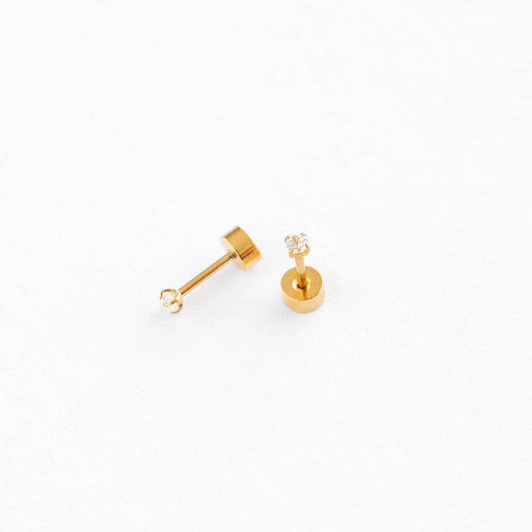 Mini Diamond Hypoallergenic Studs