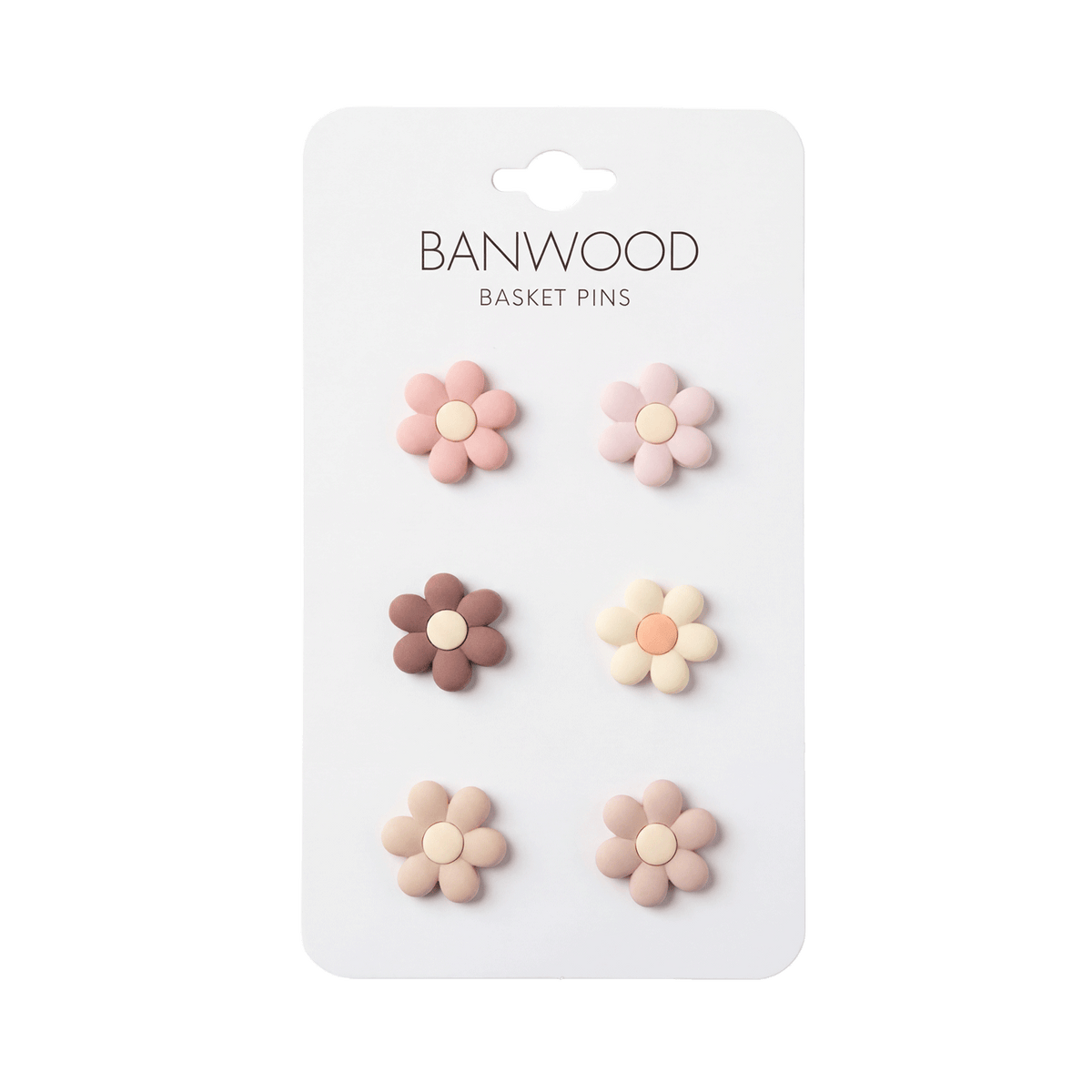 BANWOOD BASKET PINS - FLOWER