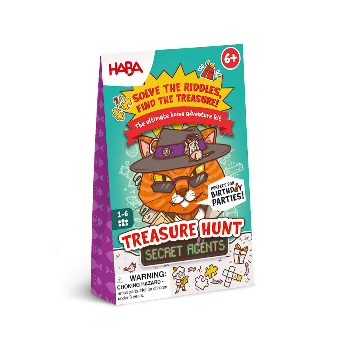Secret Agent Treasure Hunt Party Game