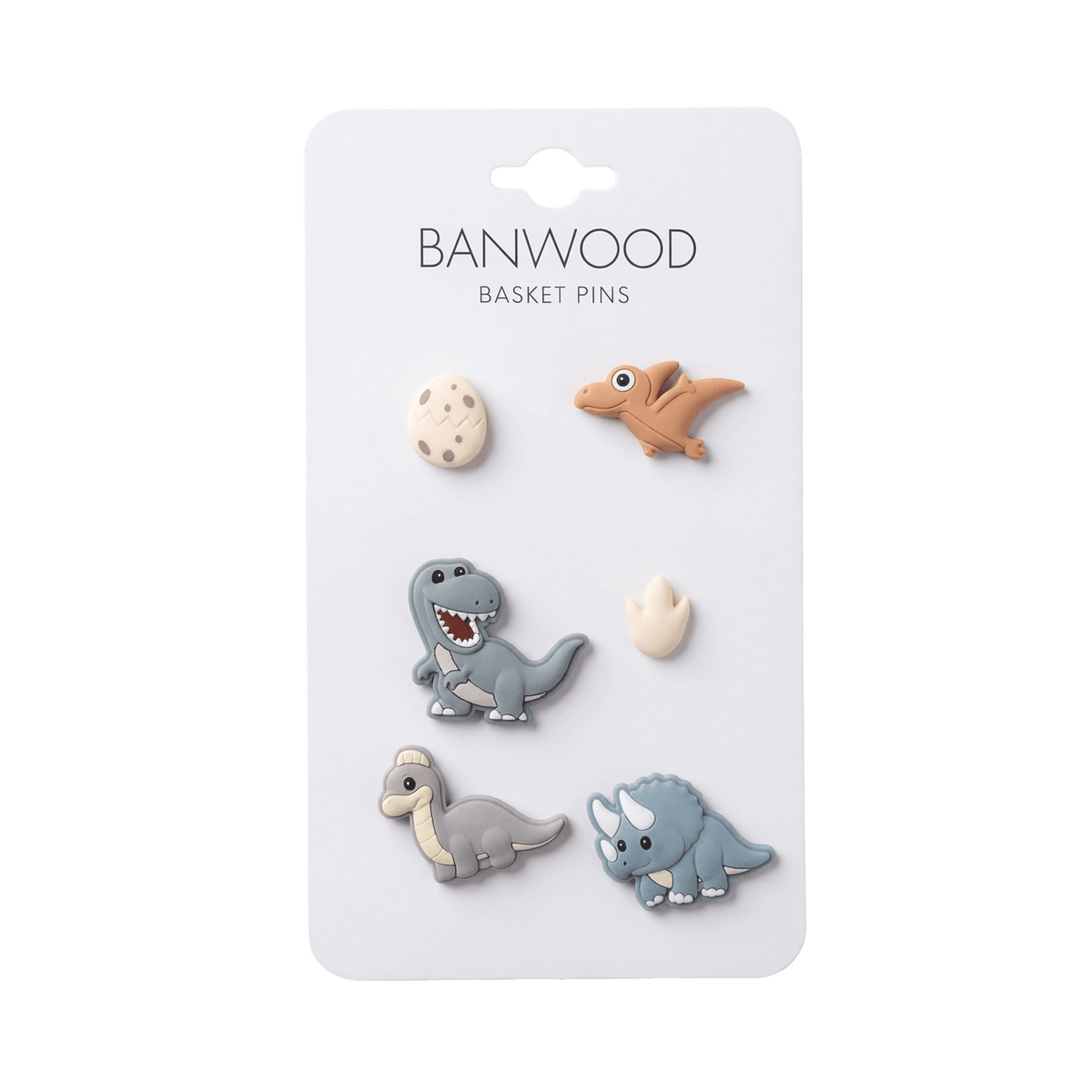 BANWOOD BASKET PINS - DINOSAURS