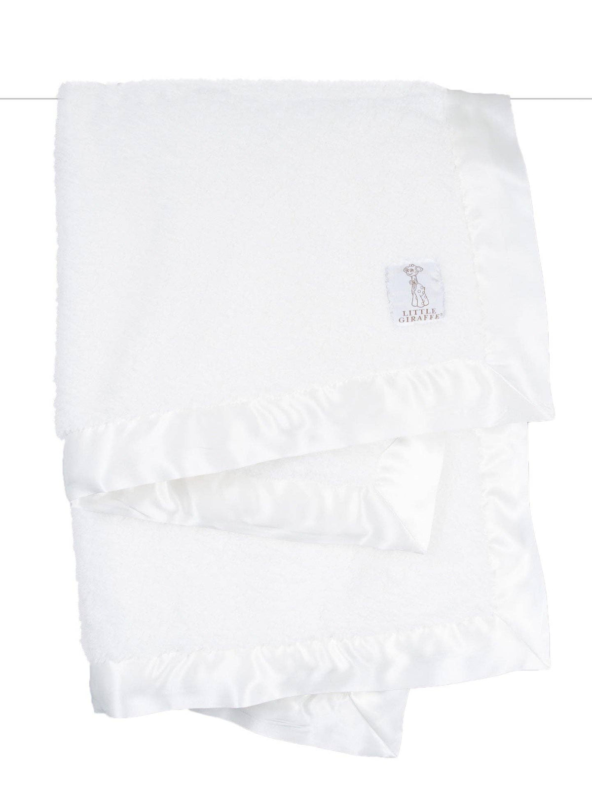 Little Giraffe - Chenille Baby Blanket: Unboxed / Sage