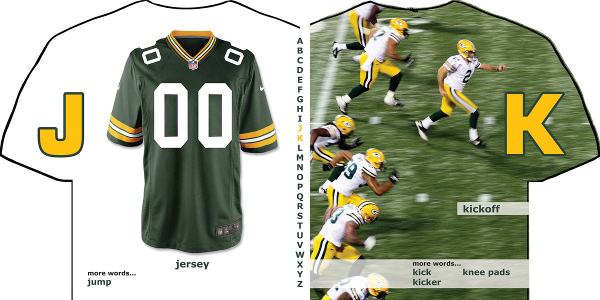 Michaelson Entertainment-Childrens Sports Board Books &amp; Toys - Green Bay Packers ABC