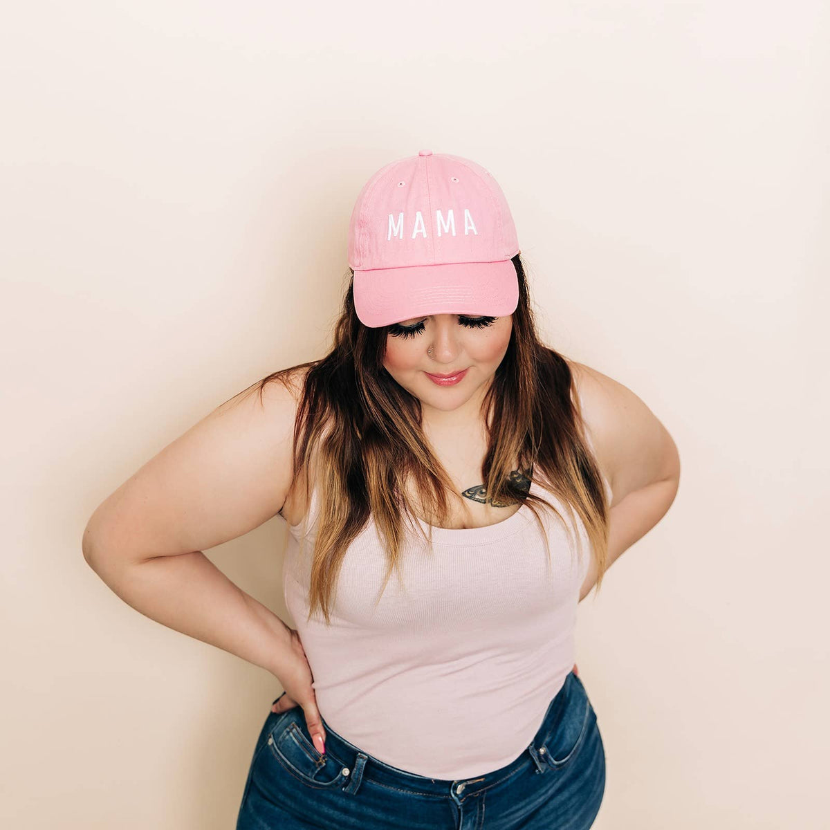 Light Pink Mama Hat: Adult