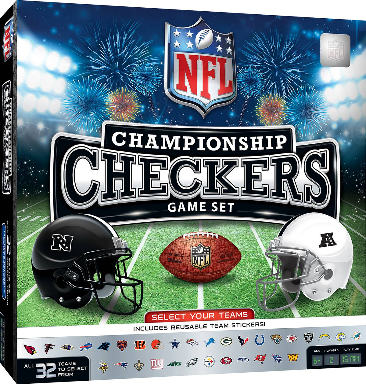 League Checkers Board Game
