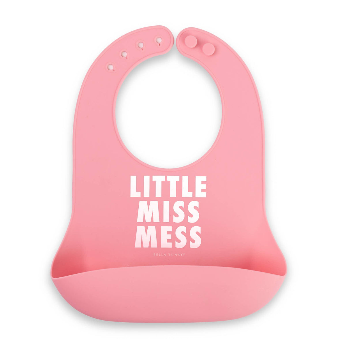Bella Tunno - Little Miss Mess Wonder Bib: Pink