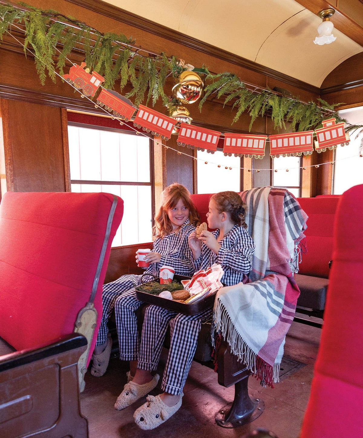 North Pole Express Train &amp; Bell Banner Set
