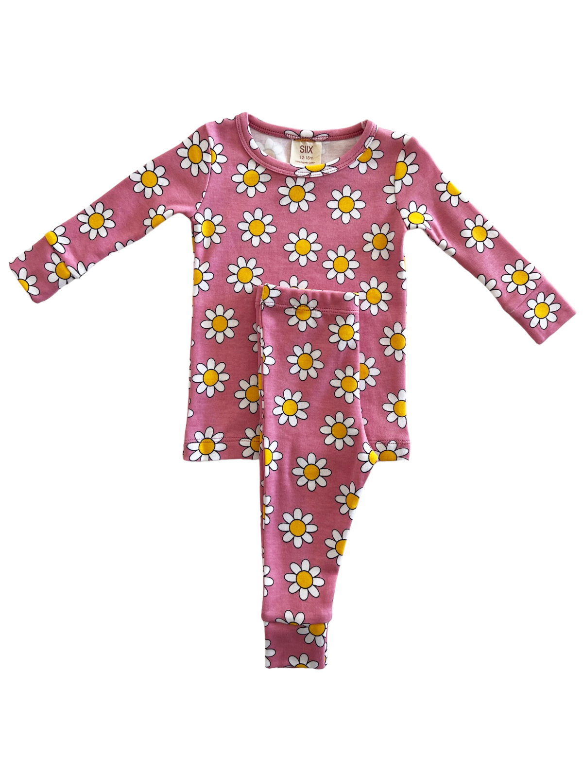 SIIX Collection - Daisy Pop Punch / Organic 2-Piece Set (Baby - Kids): 5Y