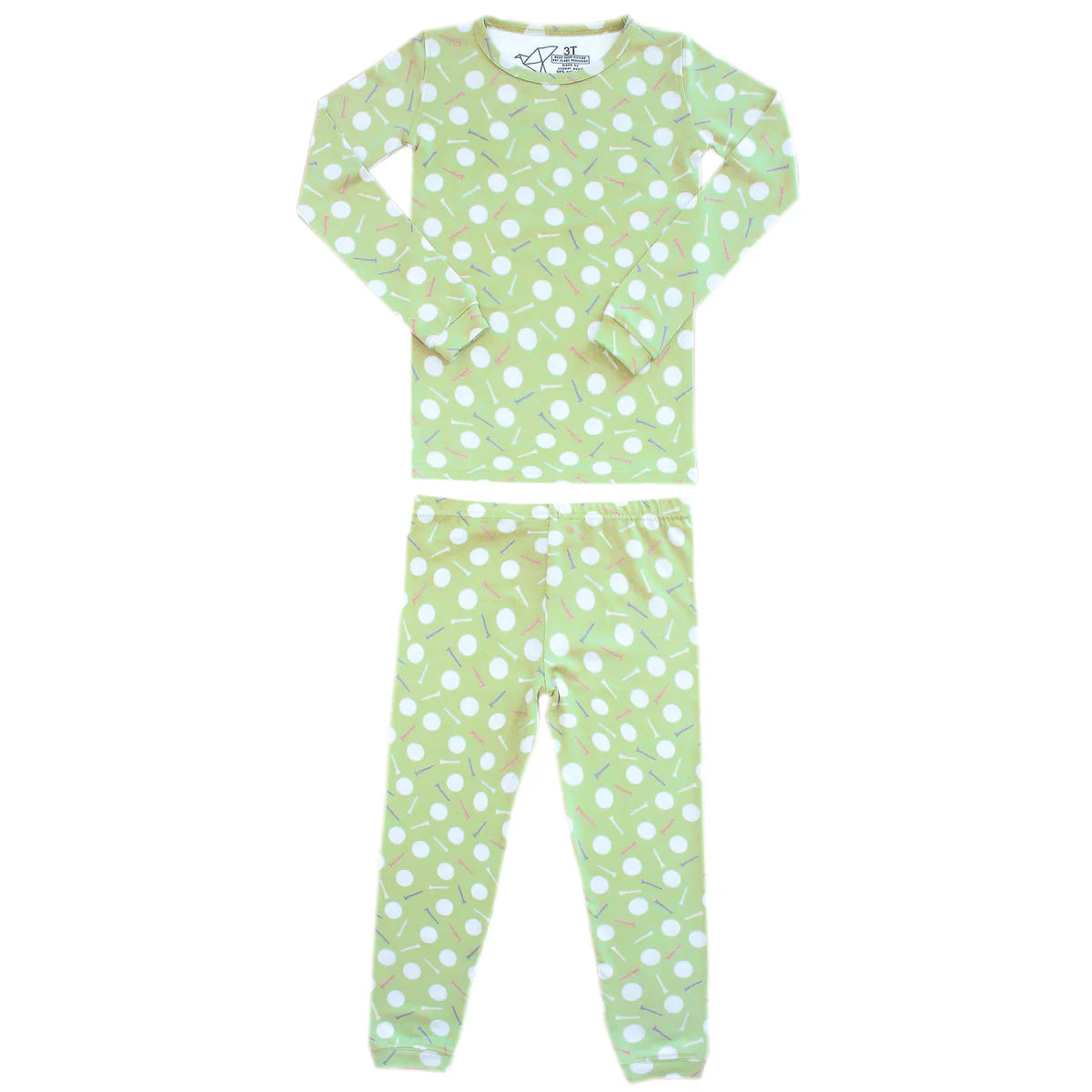 Bogey 2pc Long Sleeve Pajama Set