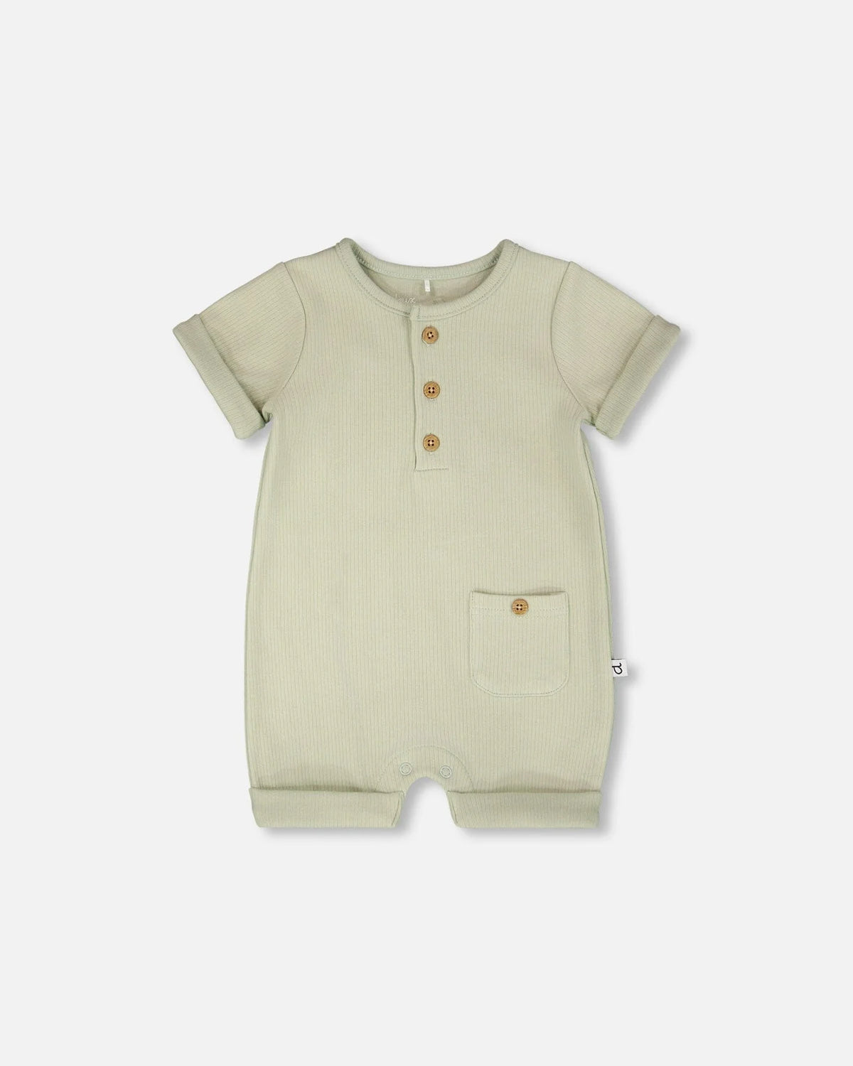 Sage Ribbed Romper