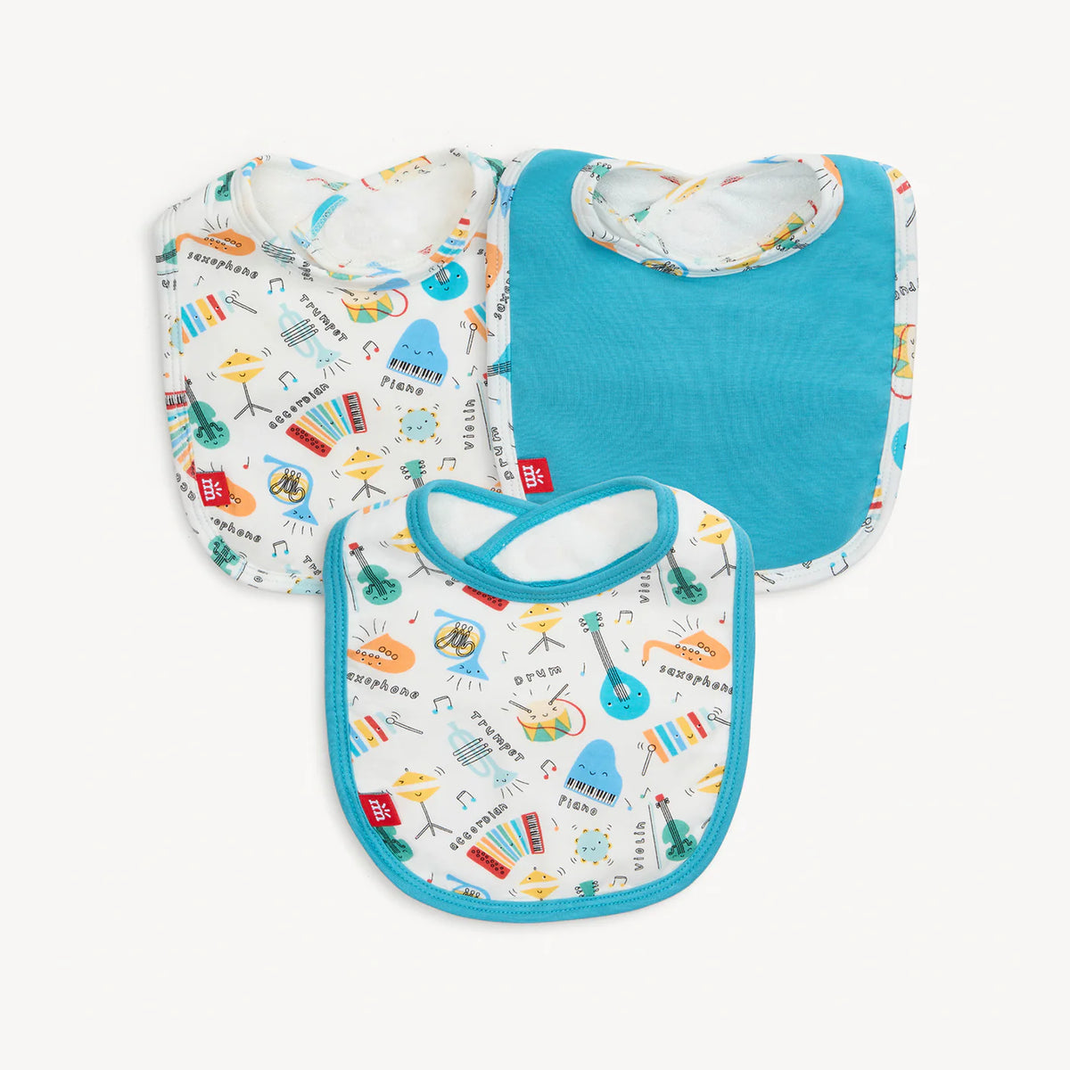 Bach &amp; Roll 3-Pk Bib