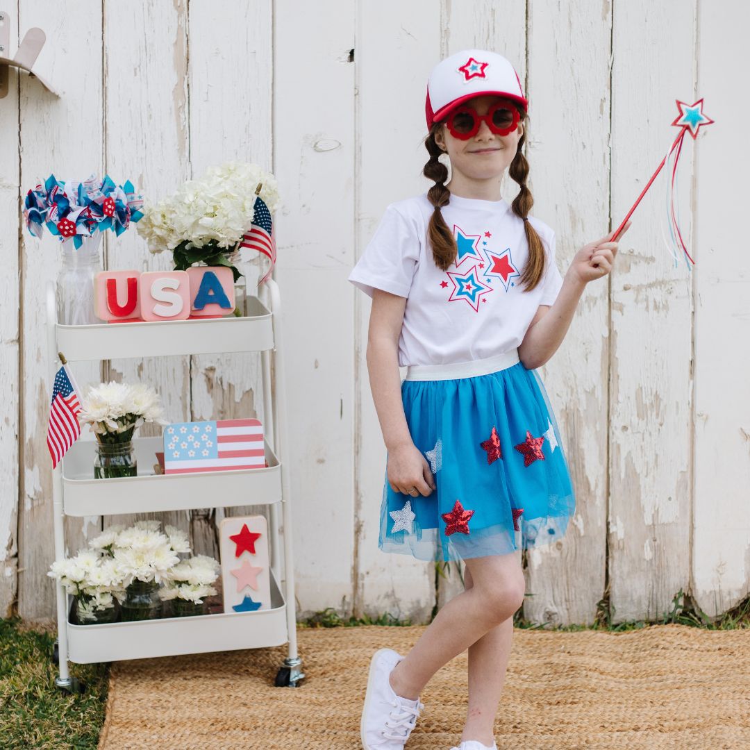 Patriotic Star Short Sleeve Shirt