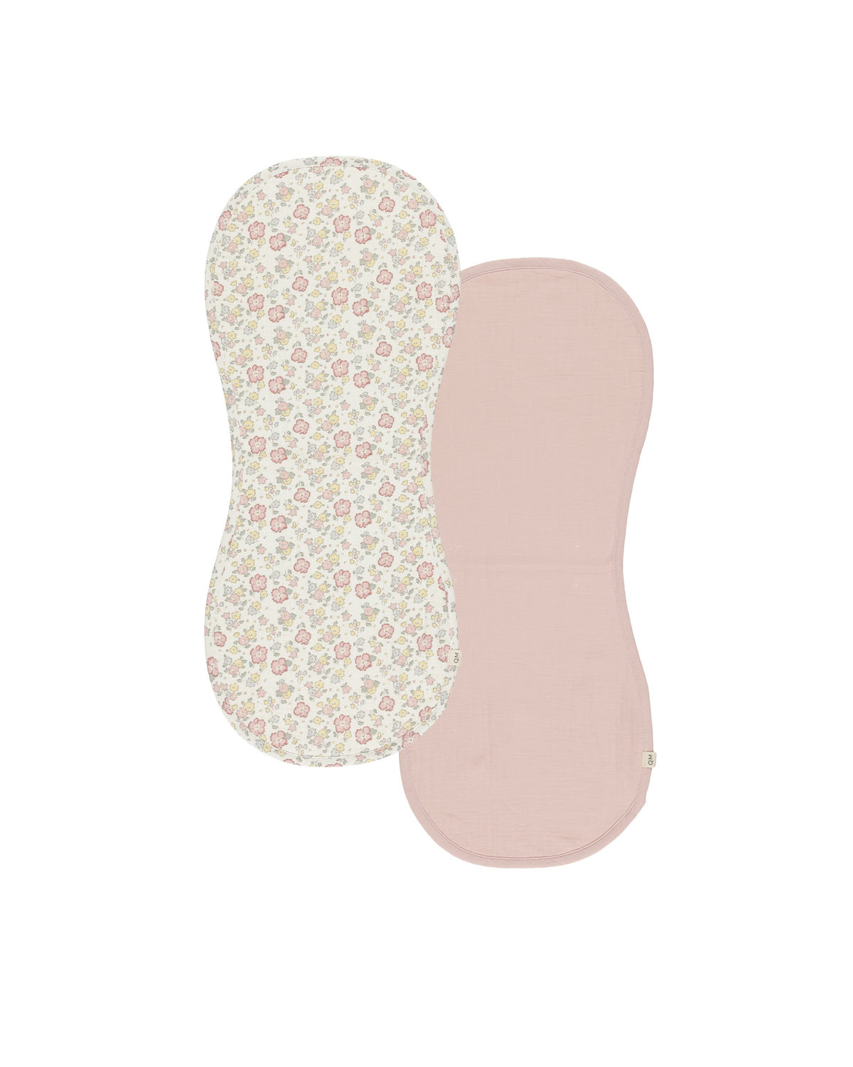 BURP CLOTH, 2 PACK || BLOOM, BUBBLEGUM